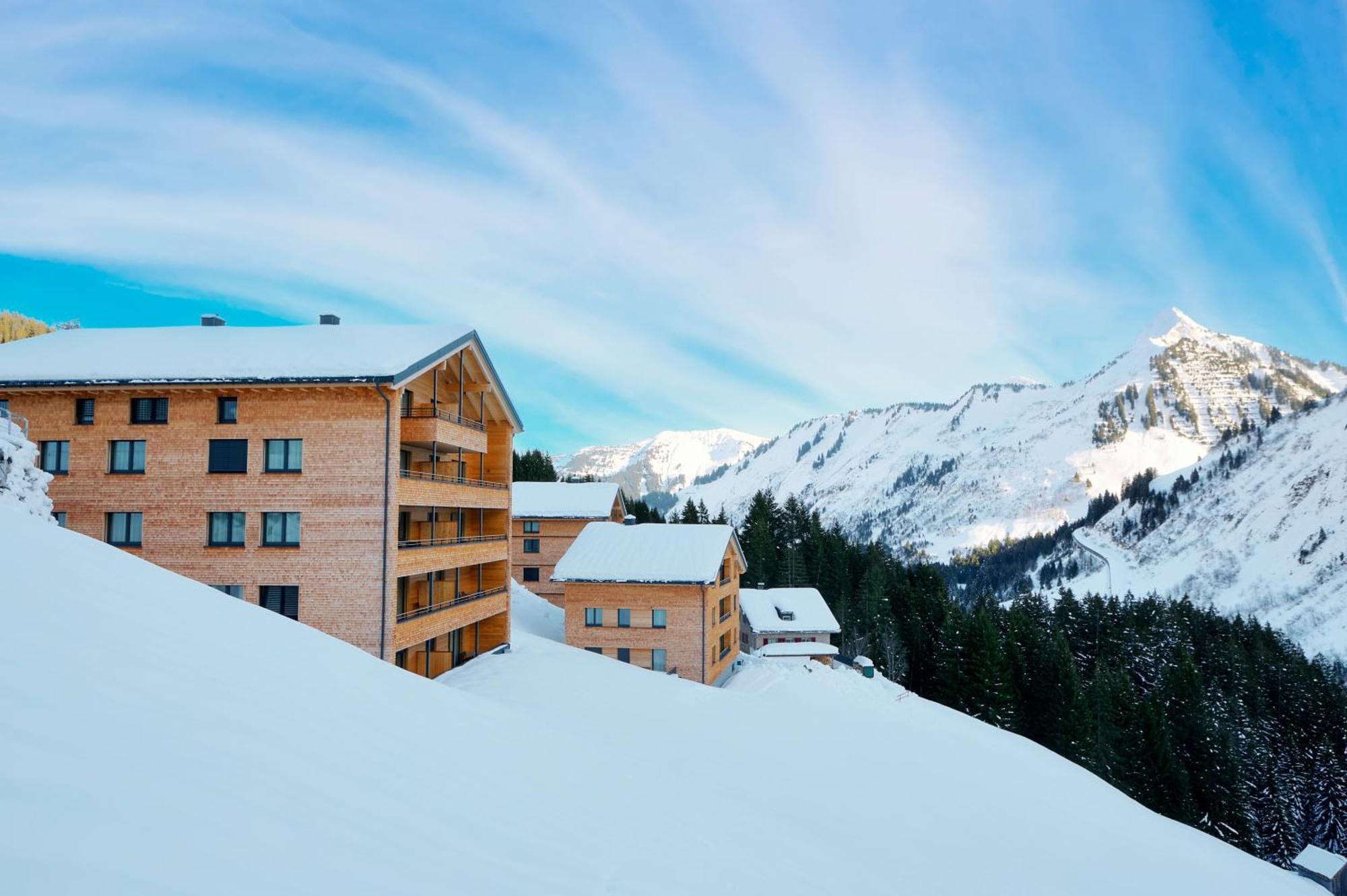 Alpenstolz Damuels Haus 4 - Stilvoll Urlauben In Den Bergen Damüls Exterior foto